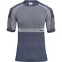 Hummel Hmlmt Unit Seamless T-Shirt - insignia blue/chateau gray