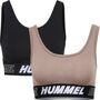 Hummel Hmlte Maja 2-Pack Cotton Sports Top - black/driftwood