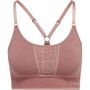 Hummel Hmlmt Energy Seamless Sports Top - withered rose/rose tan melange