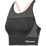 Hummel Hmlmt Hana Seamless Sports Top - black melange