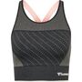 Hummel Hmlmt Hana Seamless Sports Top - black melange