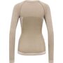 Hummel Hmlclea Seamless Tight T-Shirt Ls - chateau gray/driftwood melange