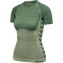 Hummel Hmlclea Seamless Tight T-Shirt - laurel wreath/lily pad melange