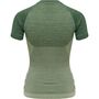 Hummel Hmlclea Seamless Tight T-Shirt - laurel wreath/lily pad melange