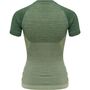 Hummel Hmlclea Seamless Tight T-Shirt - laurel wreath/lily pad melange