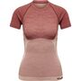 Hummel Hmlclea Seamless Tight T-Shirt - withered rose/rose tan melange