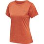 newline Women Statement T-Shirt S/S - spicy orange melange