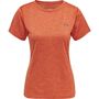 newline Women Statement T-Shirt S/S - spicy orange melange