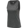 newline Women Running Singlet - forged iron melange