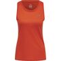 newline Women Running Singlet - spicy orange