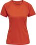 newline Women Running T-Shirt S/S - spicy orange