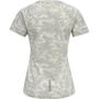 newline Women Running T-Shirt S/S - oyster mushroom aop
