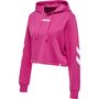 Hummel Hmllegacy Woman Cropped Hoodie - raspberry rose