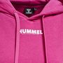Hummel Hmllegacy Woman Cropped Hoodie - raspberry rose