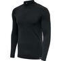 Hummel Hmlstroke Seamless Half Zip - black