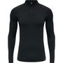 Hummel Hmlstroke Seamless Half Zip - black
