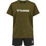 Hummel Hmlplag Shorts Set - dark olive