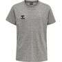 Hummel Hmlmove Grid Cotton T-Shirt S/S Kid - grey melange