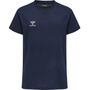Hummel Hmlmove Grid Cotton T-Shirt S/S Kid - marine