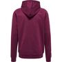 Hummel Hmlmove Grid Cotton Zip Hoodie - grape wine