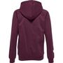 Hummel Hmlmove Grid Cotton Zip Hoodie Kids - grape wine