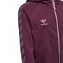 Hummel Hmlmove Grid Cotton Zip Hoodie Kids - grape wine