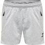 Hummel Hmlmove Grid Cot. Shorts Woman - grey melange