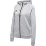 Hummel Hmlmove Grid Cot. Zip Hoodie Woman - grey melange