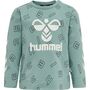 Hummel Hmlathens T-Shirt L/S - mineral blue