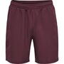Hummel Hmlmove Grid Woven Shorts - grape wine
