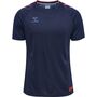 Hummel Hmlpro Grid Training Jersey S/S - maritime blue/surf the web