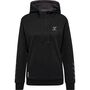 Hummel Hmloffgrid Cotton Hoodie Wo - jet black/forged iron