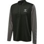Hummel Hmlongrid 1/2 Zip Poly Sweat - jet black/forged iron