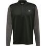 Hummel Hmlongrid 1/2 Zip Poly Sweat - jet black/forged iron