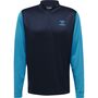 Hummel Hmlongrid 1/2 Zip Poly Sweat - marine/atomic blue