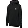 Hummel Hmloffgrid Cotton Hoodie Kids - jet black/forged iron