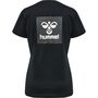 Hummel Hmloffgrid Tee S/S Wo - jet black/forged iron