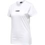 Hummel Hmloffgrid Tee S/S Wo - white/forged iron
