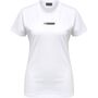 Hummel Hmloffgrid Tee S/S Wo - white/forged iron