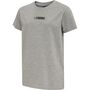 Hummel Hmloffgrid Tee S/S Kids - grey melange/forged iron