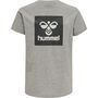 Hummel Hmloffgrid Tee S/S Kids - grey melange/forged iron