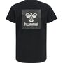 Hummel Hmloffgrid Tee S/S Kids - jet black/forged iron