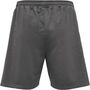 Hummel Hmloffgrid Cotton Shorts - forged iron/jet black