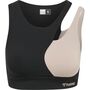 Hummel Hmlmt Riga Sports Bra - black/chateau grey