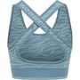 Hummel Hmlmt Saga Seamless Sports Top - north atlantic/blue surf melan