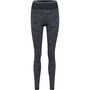 Hummel Hmlmt Saga Seamless Mw Tights - black/asphalt melange
