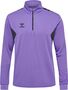 Hummel Hmlauthentic Half Zip Sweat - dahlia purple/asphalt