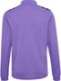 Hummel Hmlauthentic Half Zip Sweat Kids - dahlia purple/asphalt