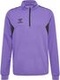 Hummel Hmlauthentic Half Zip Sweat Kids - dahlia purple/asphalt