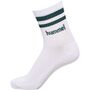 Hummel Hmlretro Col 3-Pack Socks Mix - dark green/peacoat/white